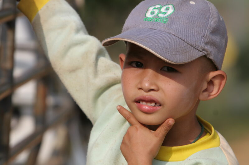 Boy in Thailand — Boys at their school playground in rural Thailand — Thailand, child, children, boy, boys