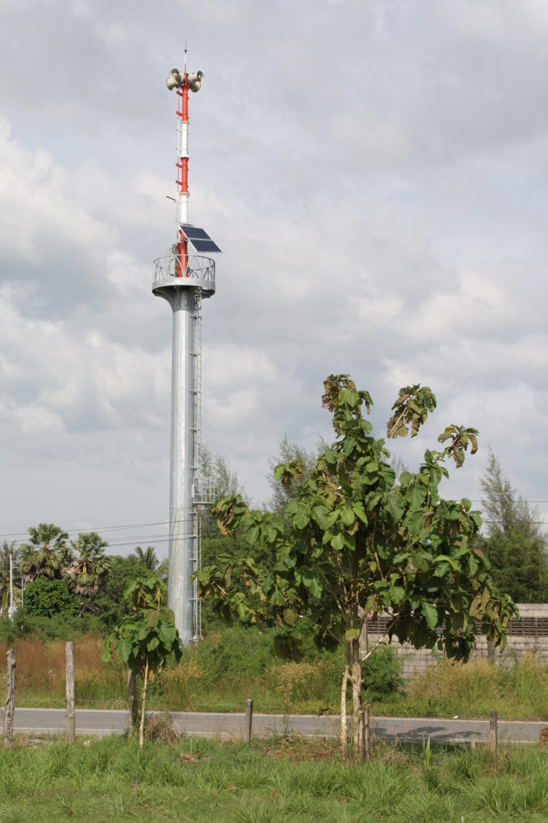 Tsunami Warning — Thailand, tsunami, siren, tower