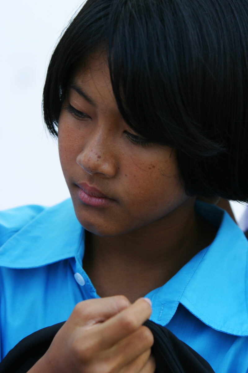 School Girls — Thailand, girls, faces, Phuket, students
