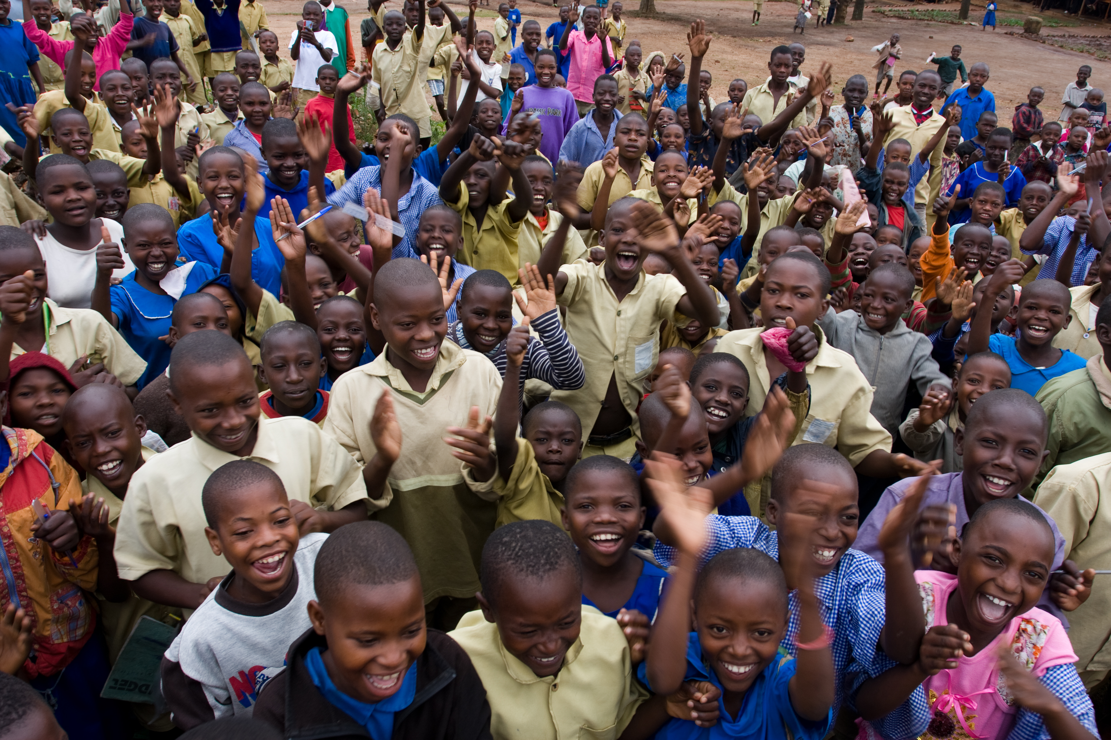Students in Rwanda