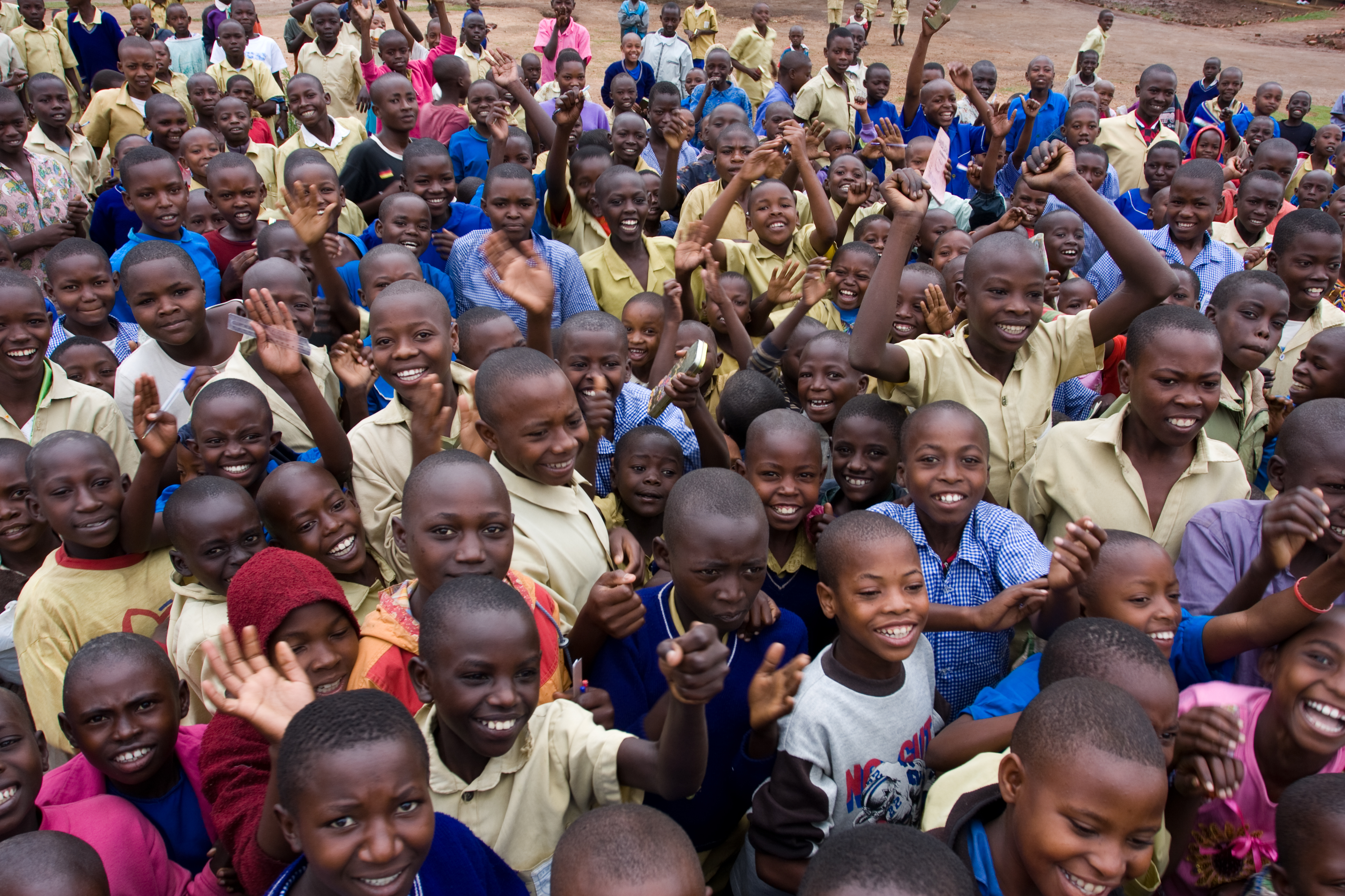 Students in Rwanda