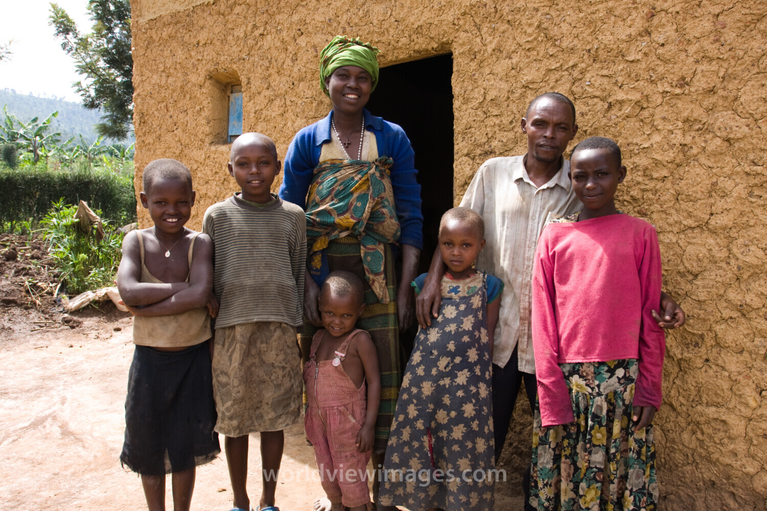 Family Group in Rwanda