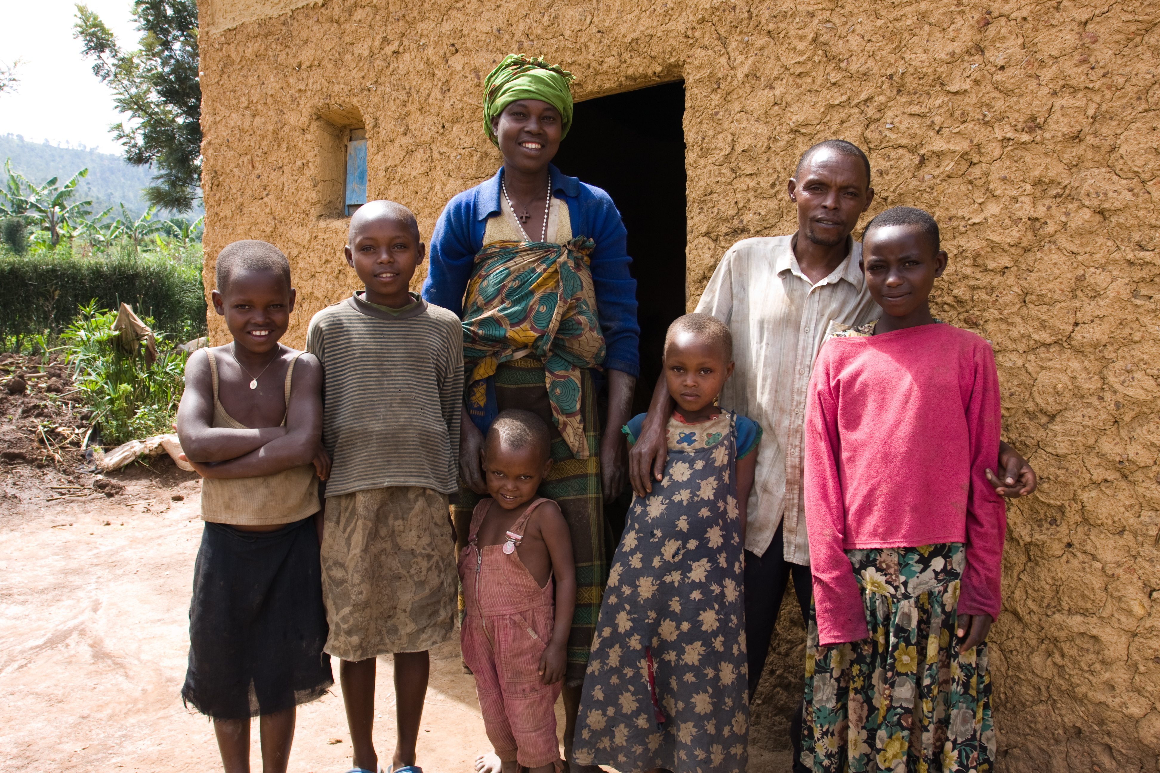 Family Group in Rwanda