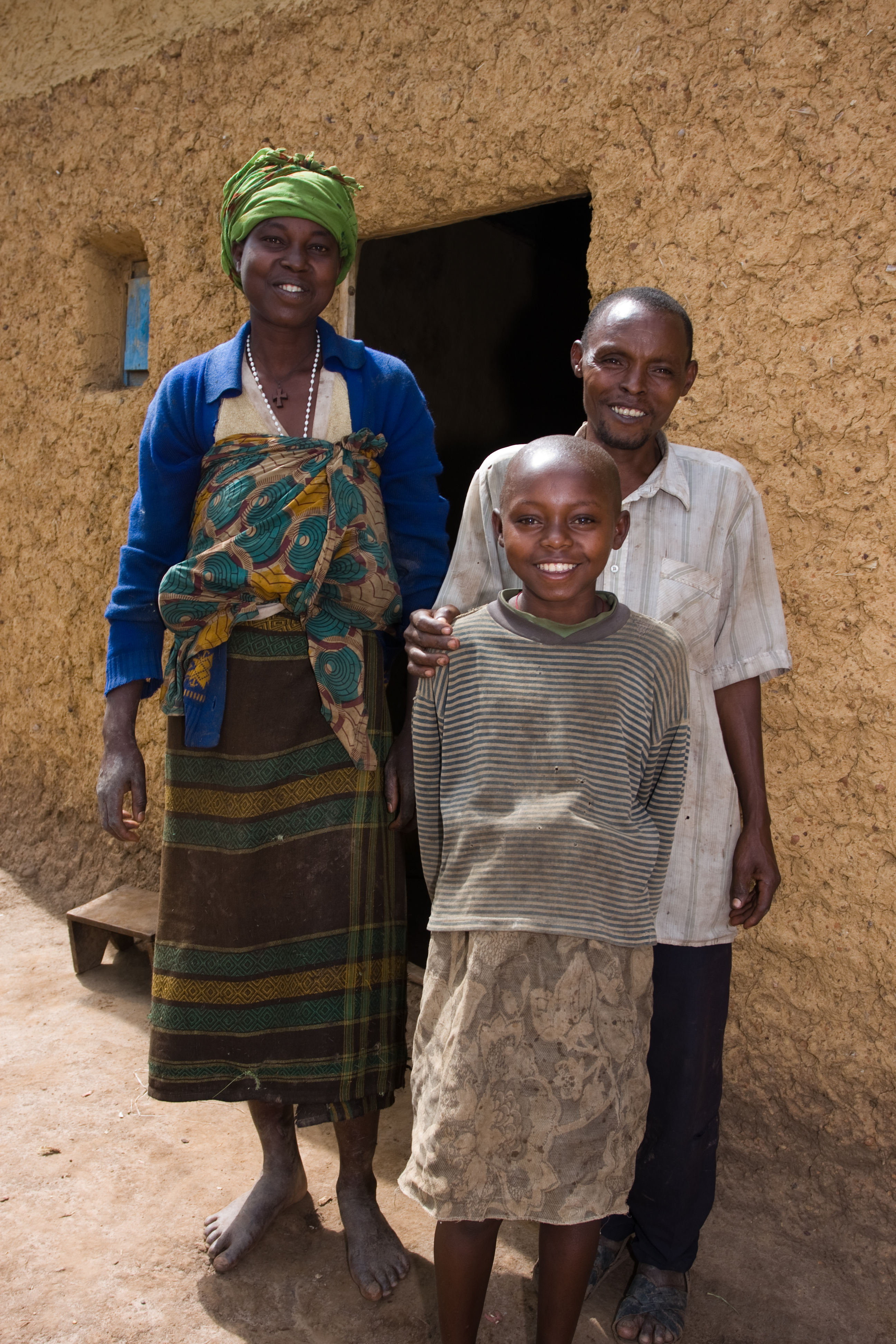 Family Group in Rwanda