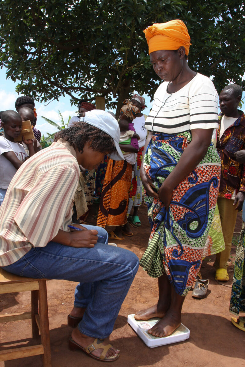 Getting Weighed in Rwanda — Africa, Rwanda, health, weighing in