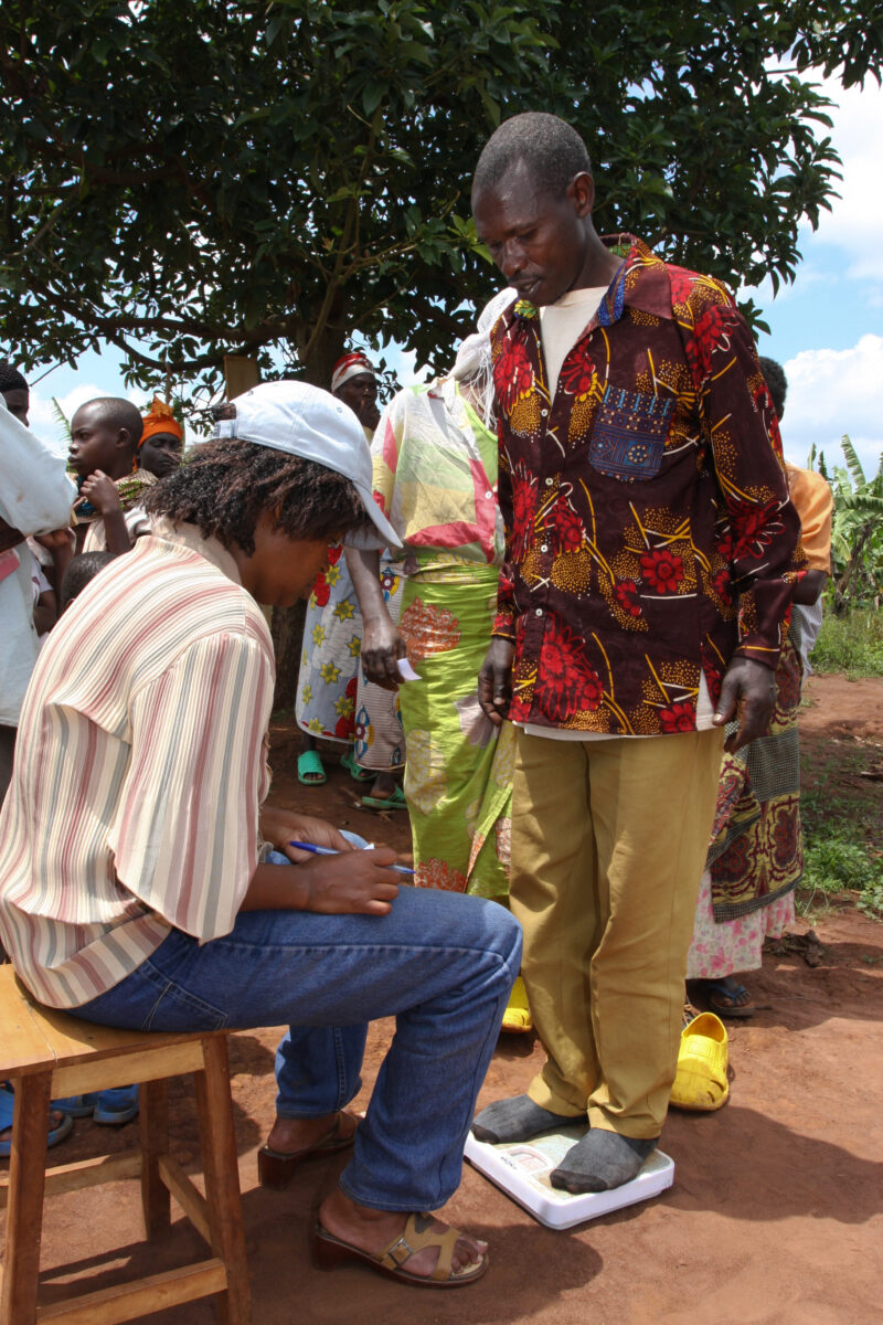 Getting Weighed in Rwanda — Africa, Rwanda, health, weighing in