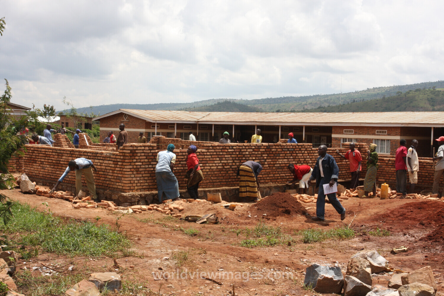 Building A School in Rwanda