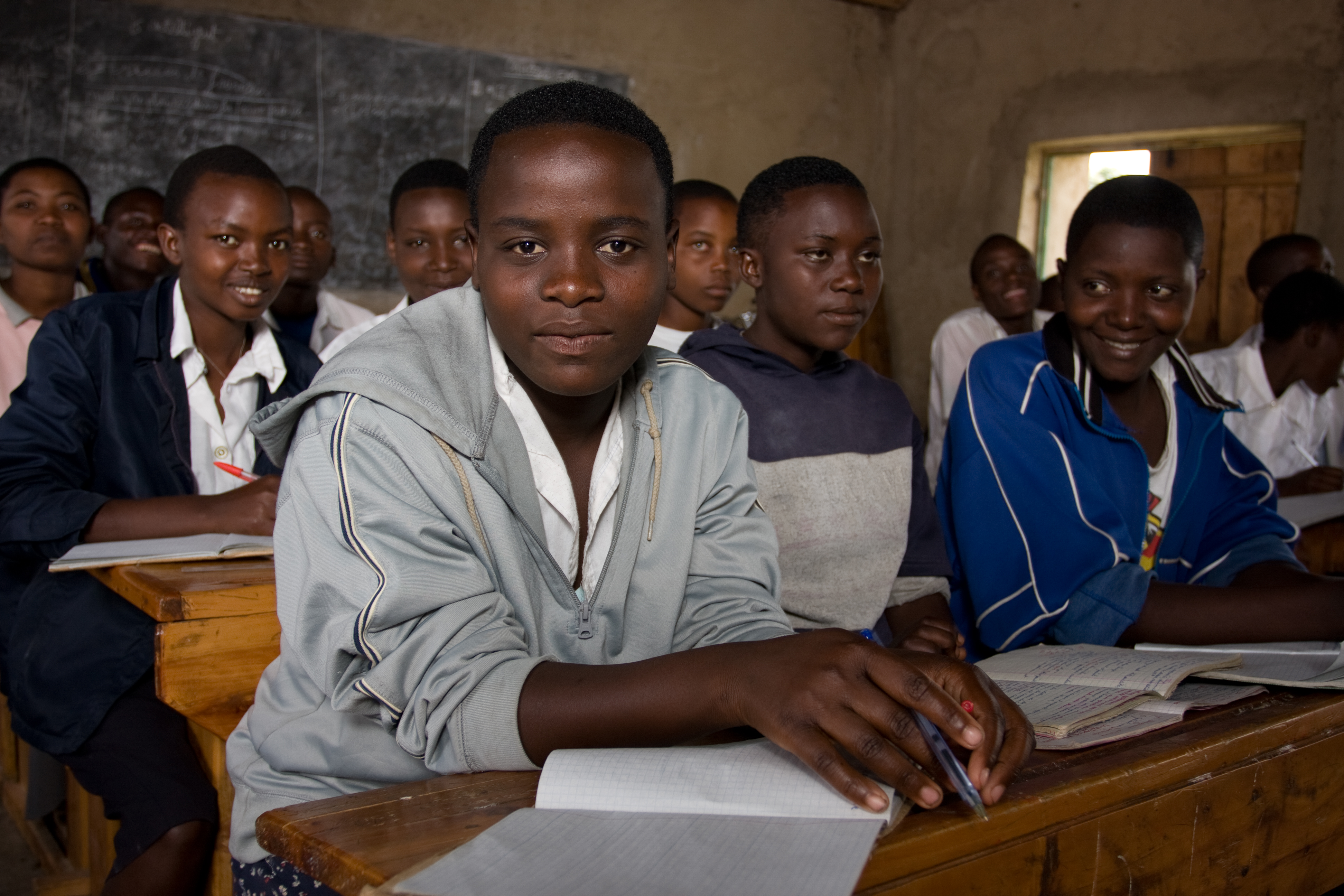 Students Attend School in Rwanda