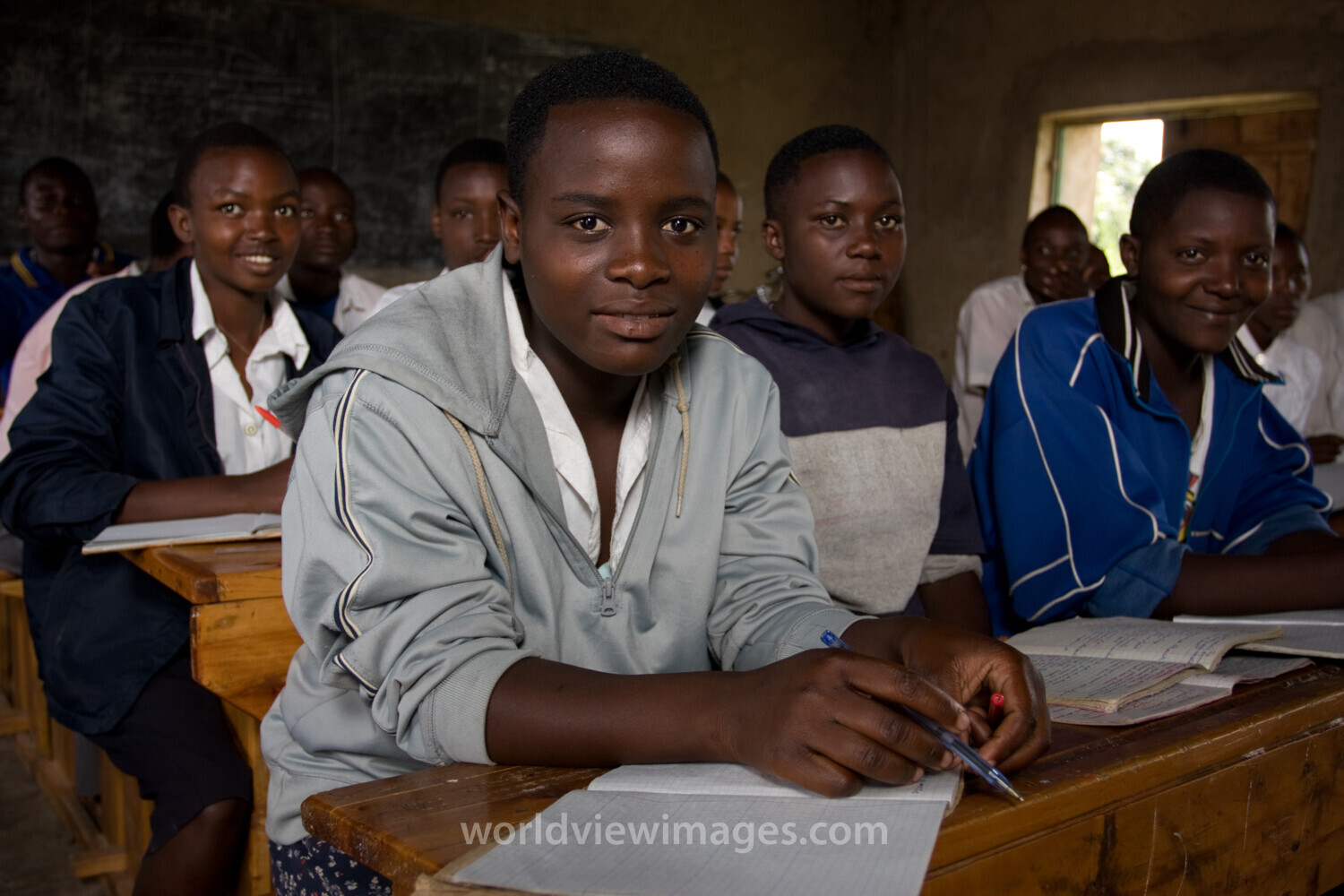Students Attend School in Rwanda