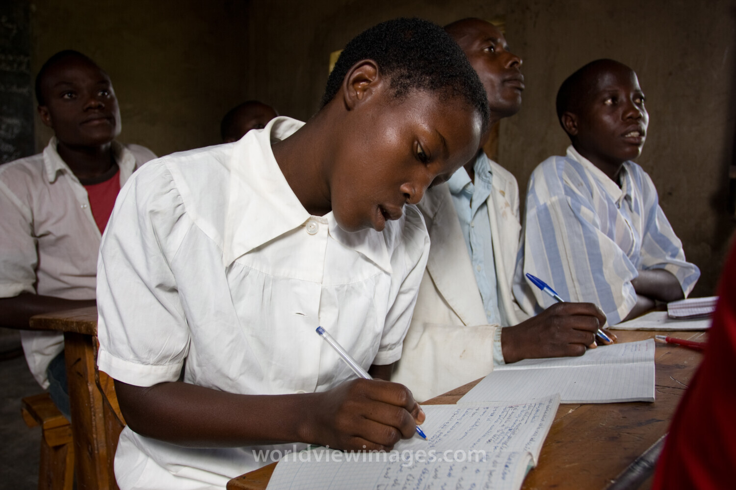 Students Attend School in Rwanda
