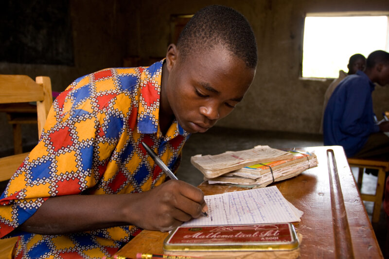 Students Attend School in Rwanda — Students in a School built with funding from ADRA and the Canadian Government — Africa, Rwanda