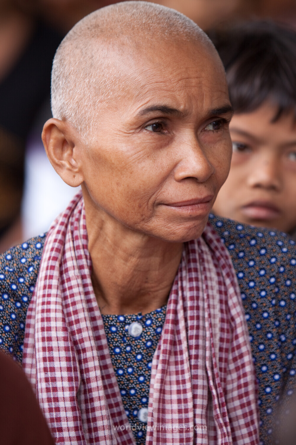 Elderly Woman in Cambodia