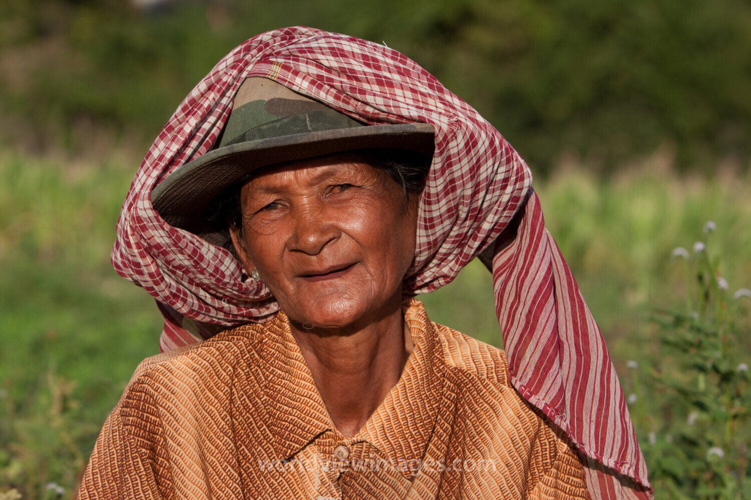 Elderly Woman in Cambodia