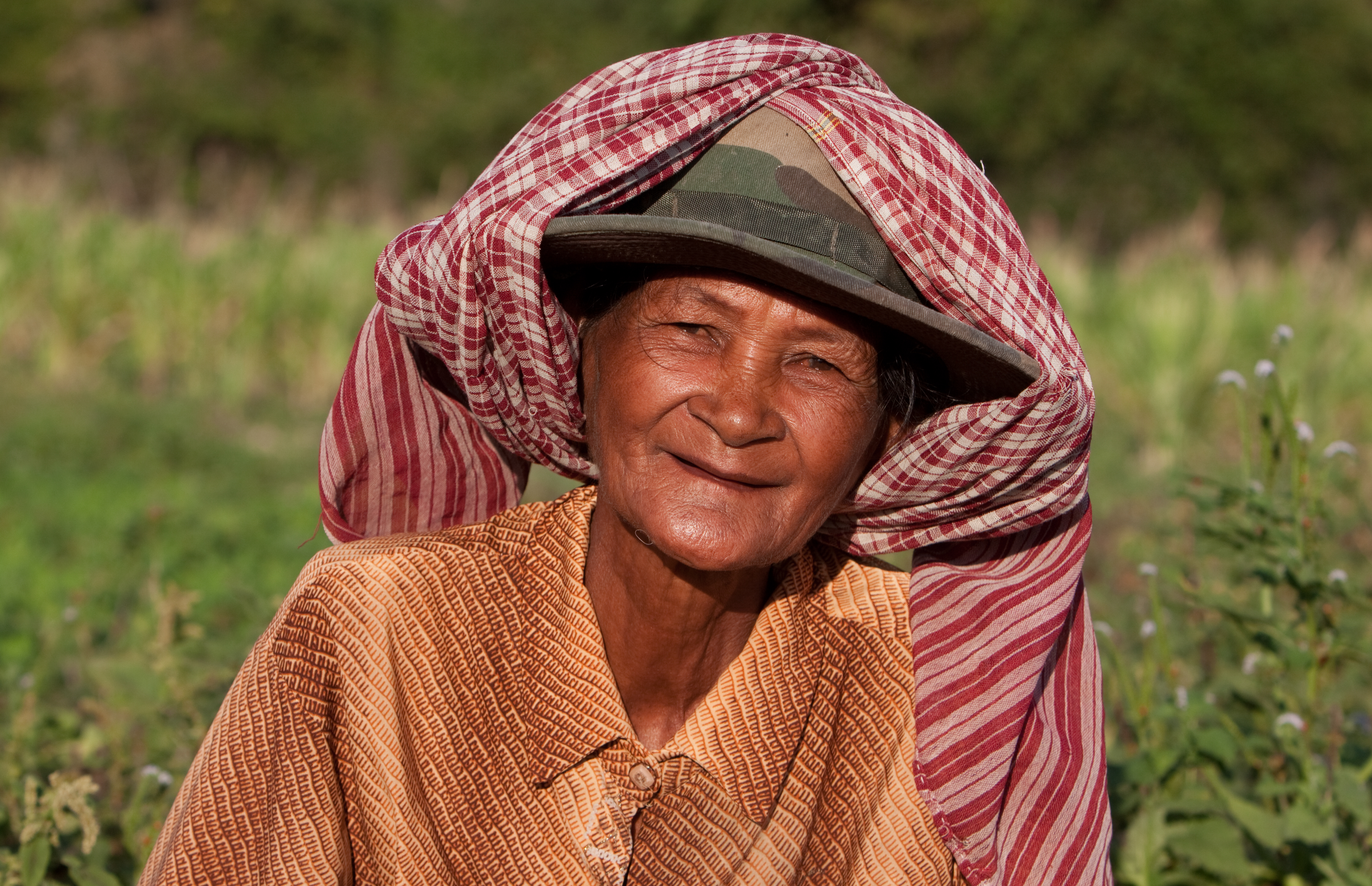 Elderly Woman in Cambodia