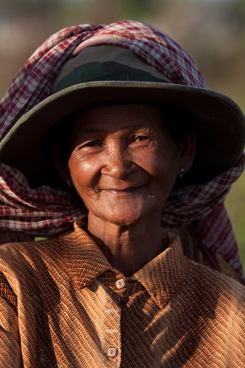 Elderly Woman in Cambodia — Stock Images of elderly people of the country of Cambodia — Cambodia, poverty, people, faces, elders