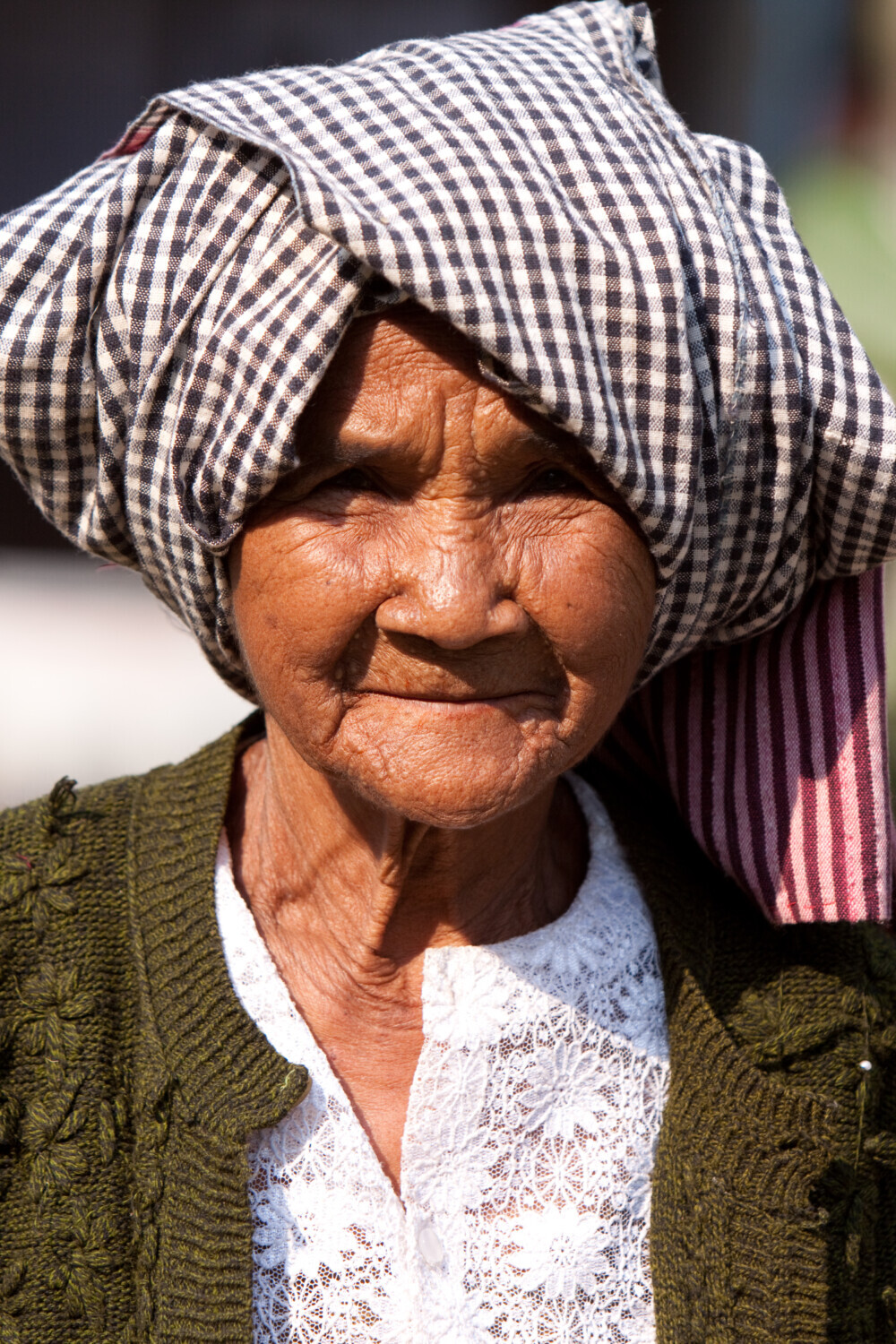 Elderly Woman in Cambodia