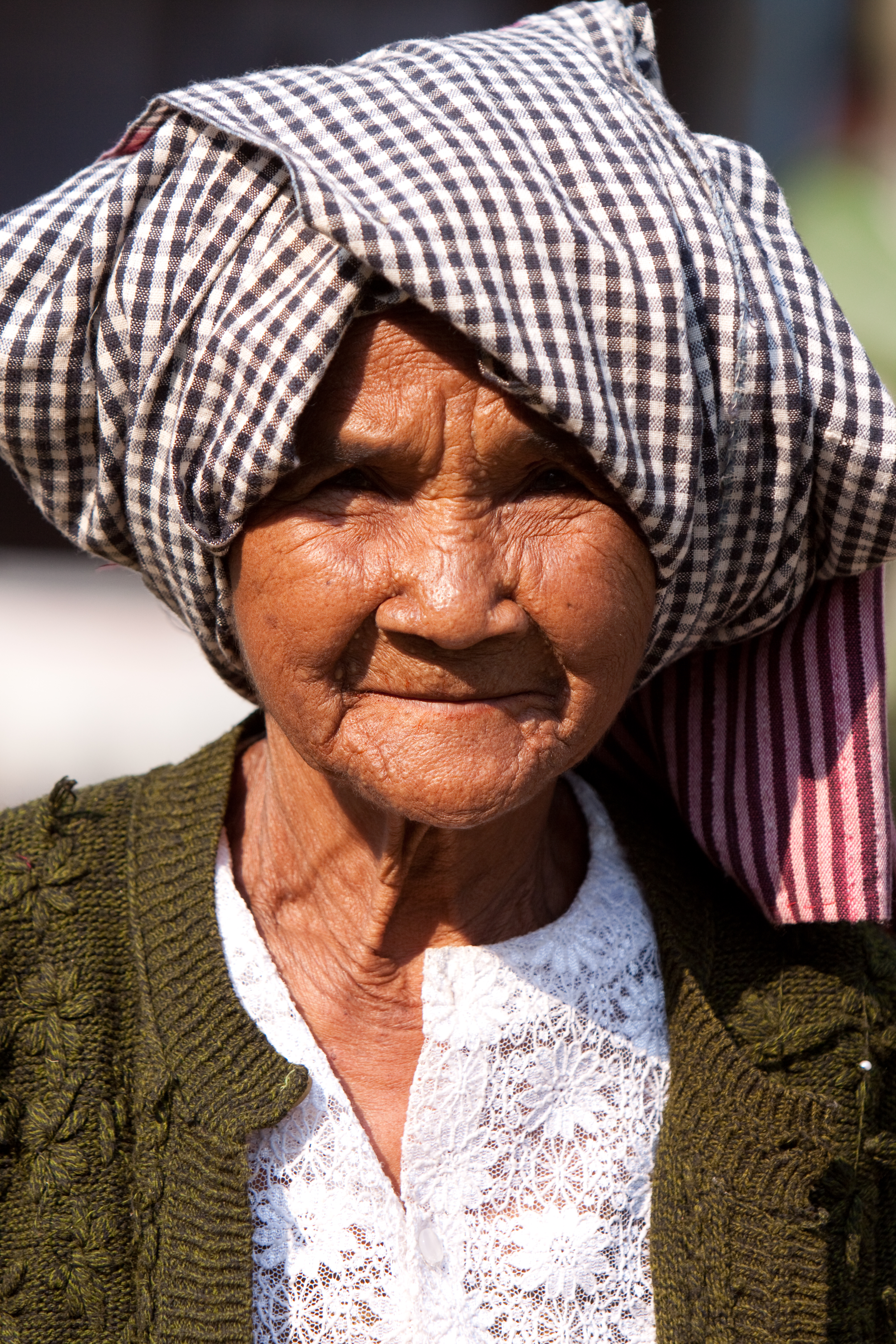 Elderly Woman in Cambodia