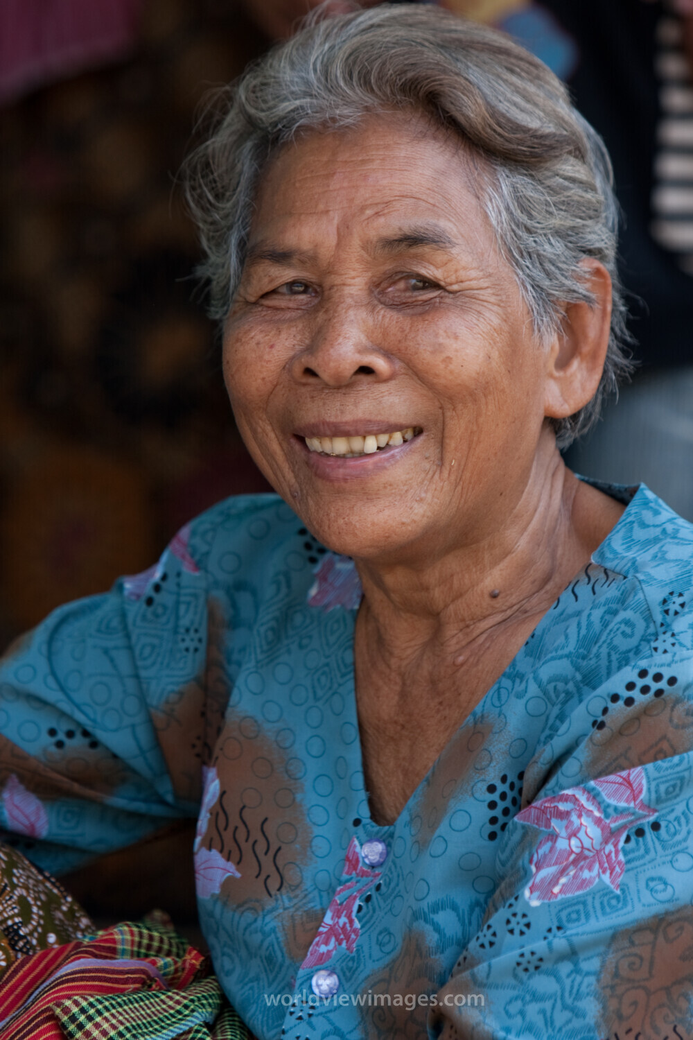 Elderly Woman in Cambodia