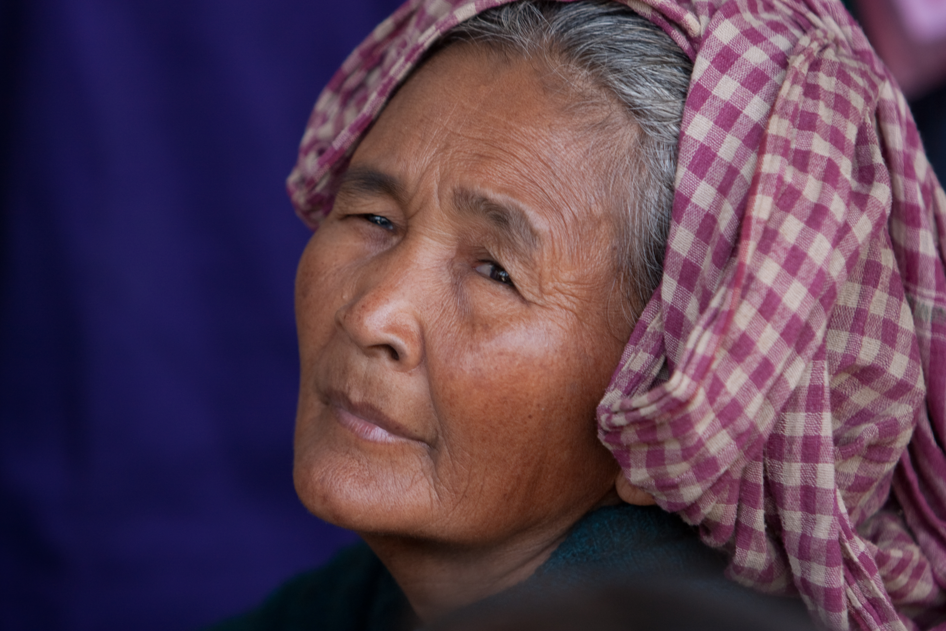 Elderly Woman in Cambodia