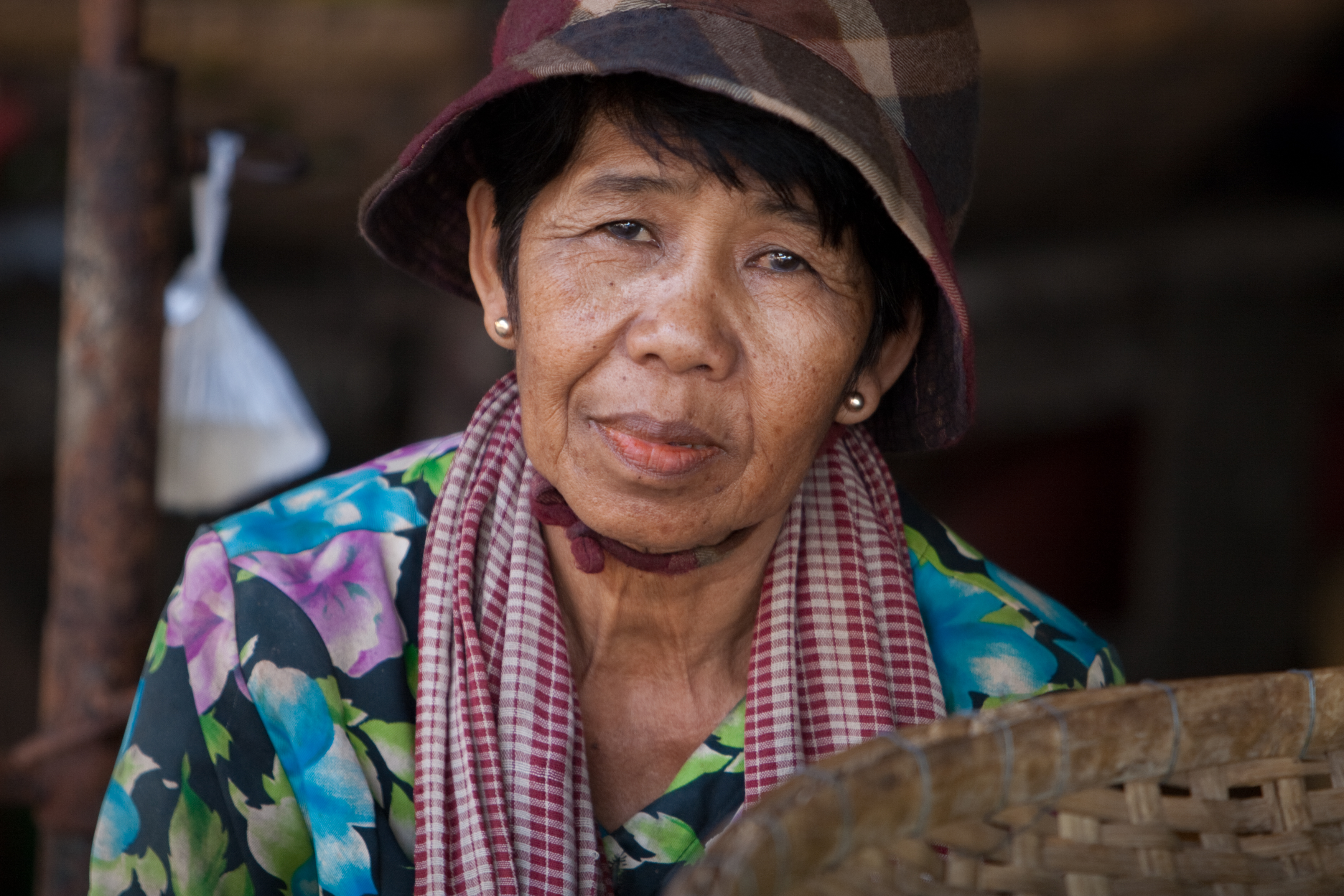 Elderly Woman in Cambodia