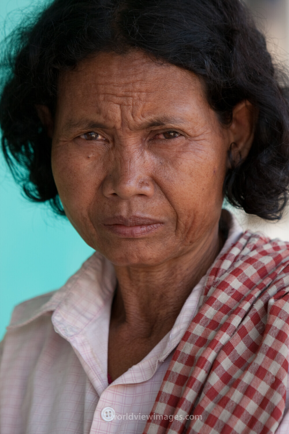 Elderly Woman in Cambodia