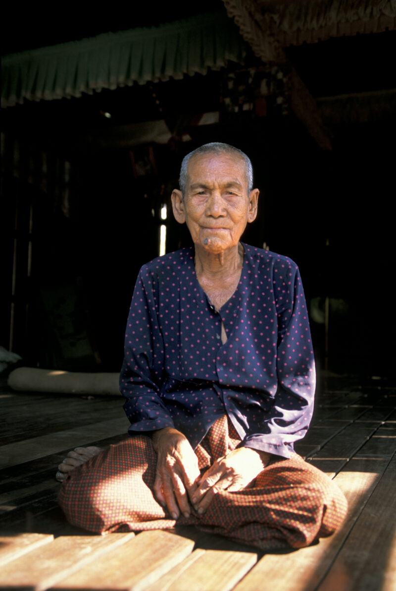 Elder Man in Cambodia — Stock Images of elderly people of the country of Cambodia — Cambodia, poverty, people, faces, elders