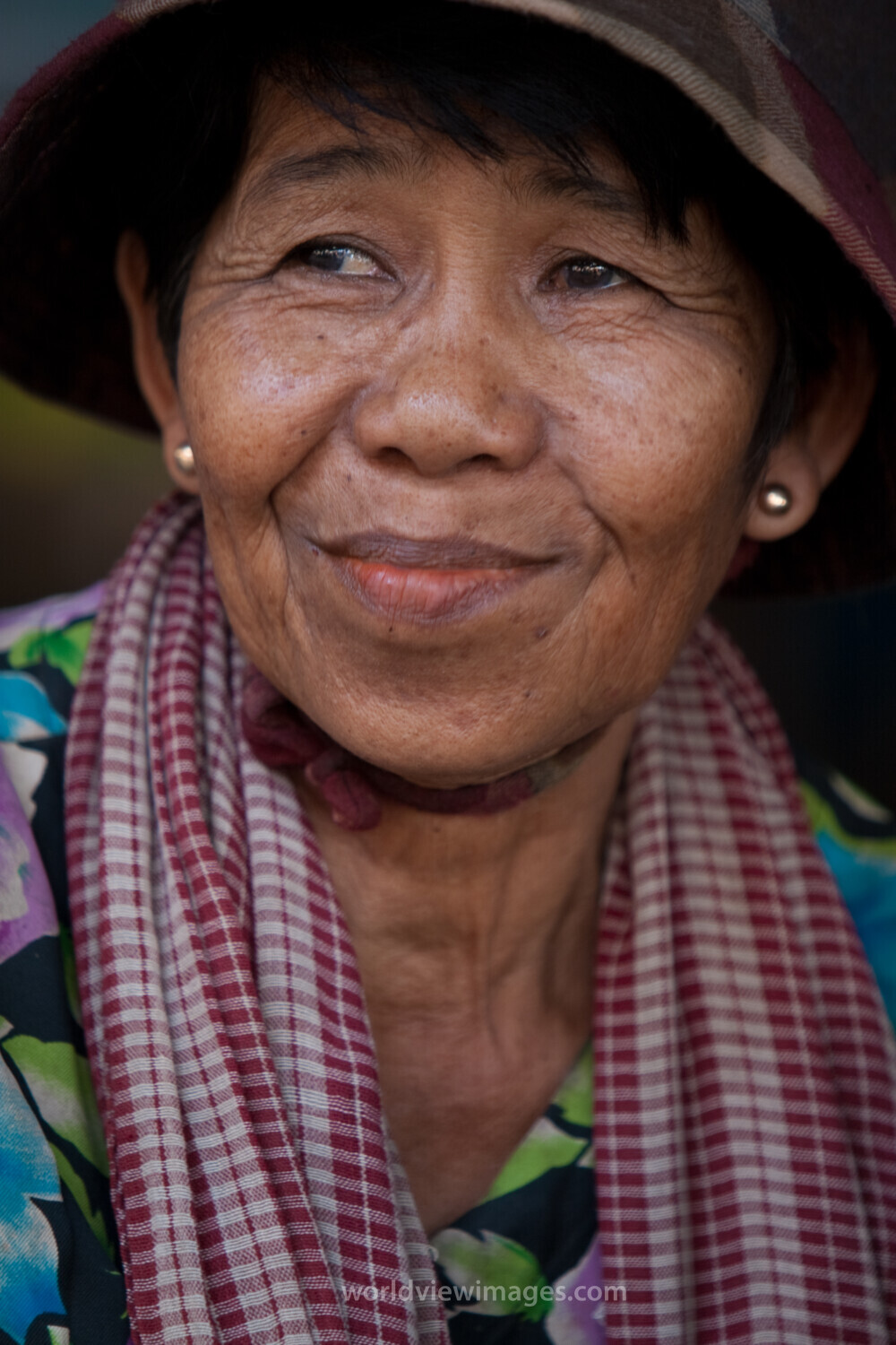 Elder Woman in Cambodia