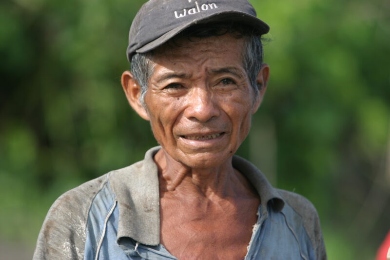 Elder Man in Peru — Elderly Amerindian man in Peru — Peru, ADRA, Poverty, Elder, elderly