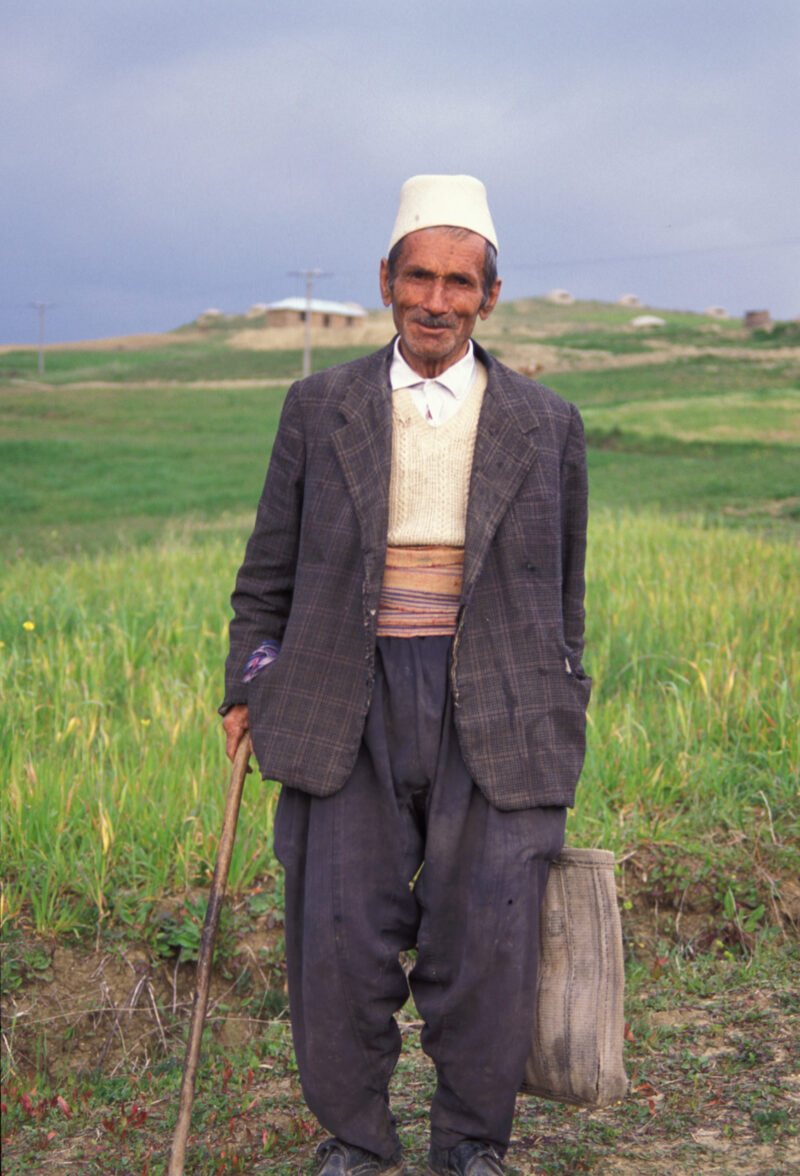 Elder Muslim Man in Albania — Elderly Muslim man in Rural Albania — Albania, man, men, Muslem, elder