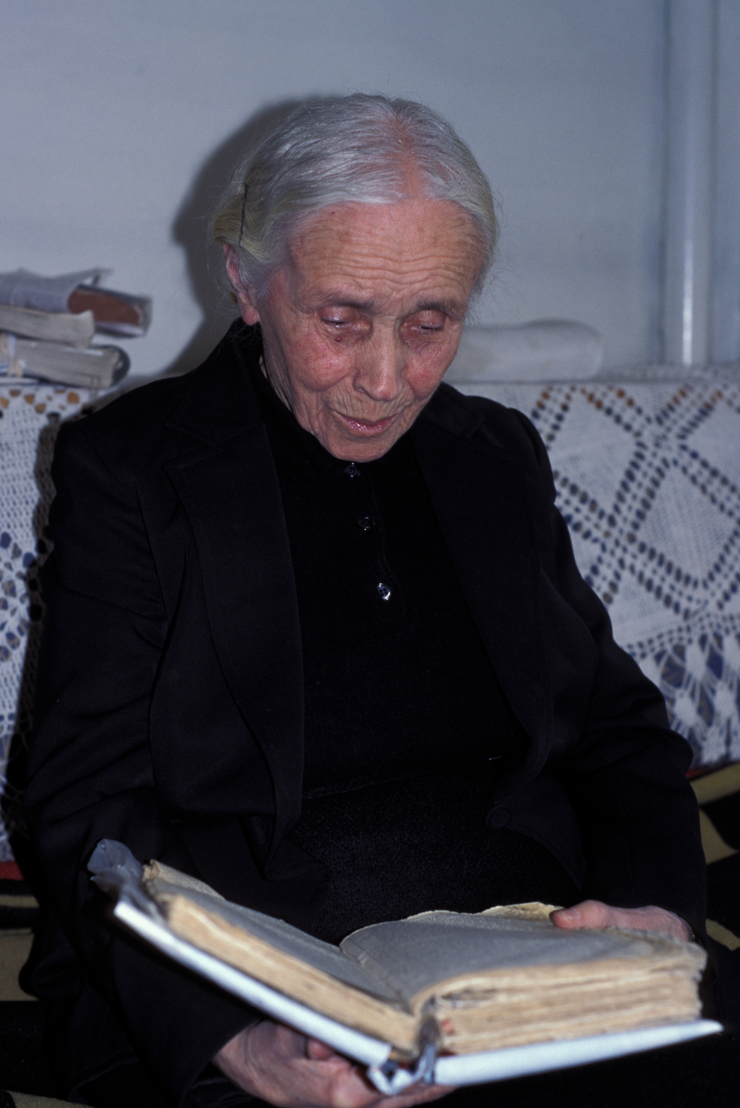 Elder woman in Albania