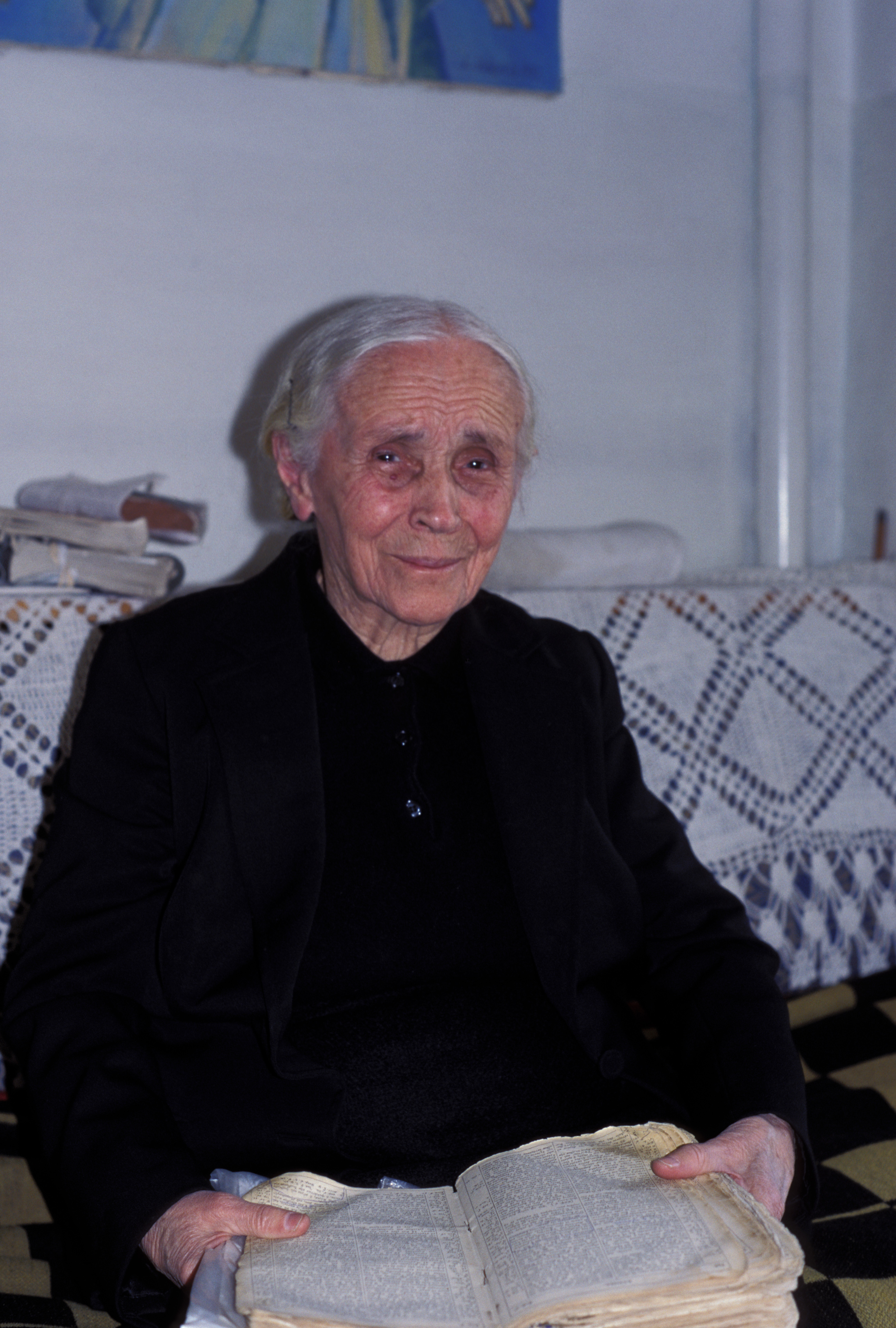 Elder woman in Albania