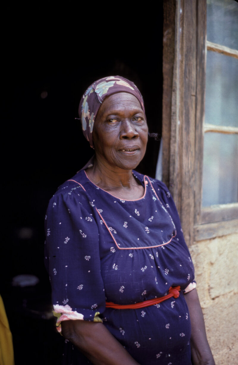 Elder Woman in Jamaica — Elderly woman of rural Jamaica, smiles — Jamaica, elder, elderly, old, woman