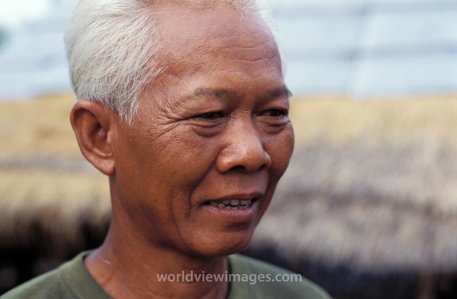 Elderly man in Cambodia