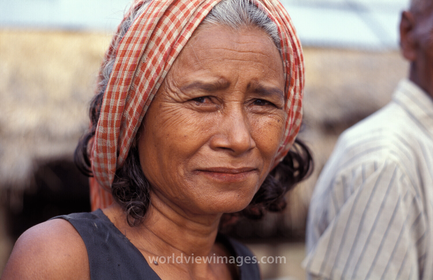 Elderly Woman in Cambodia