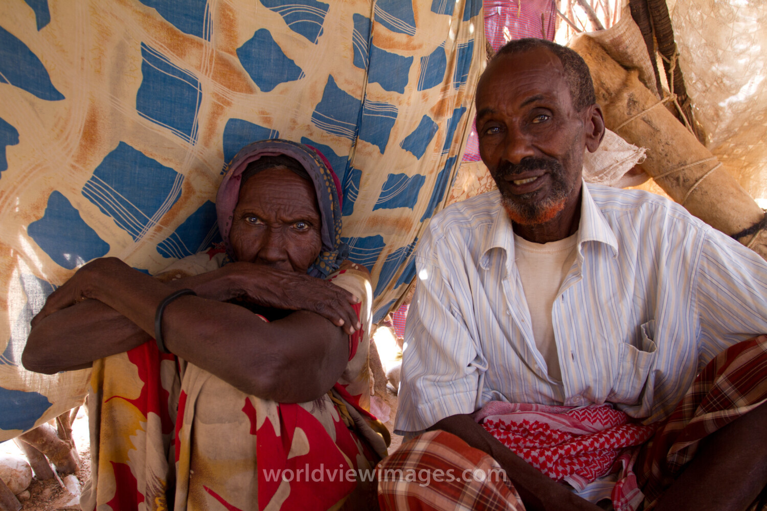 Elderly Couple in Somalia