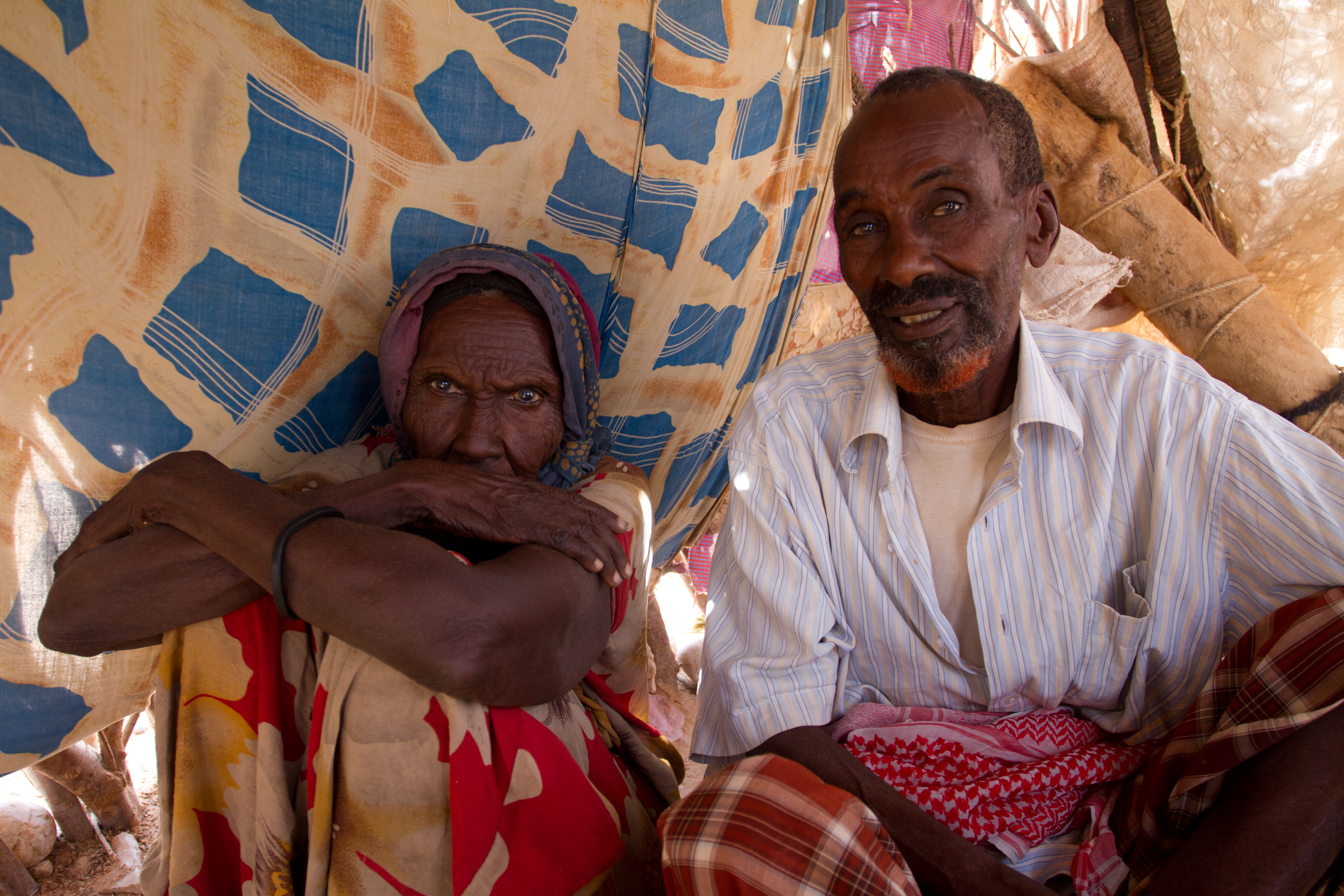 Elderly Couple in Somalia