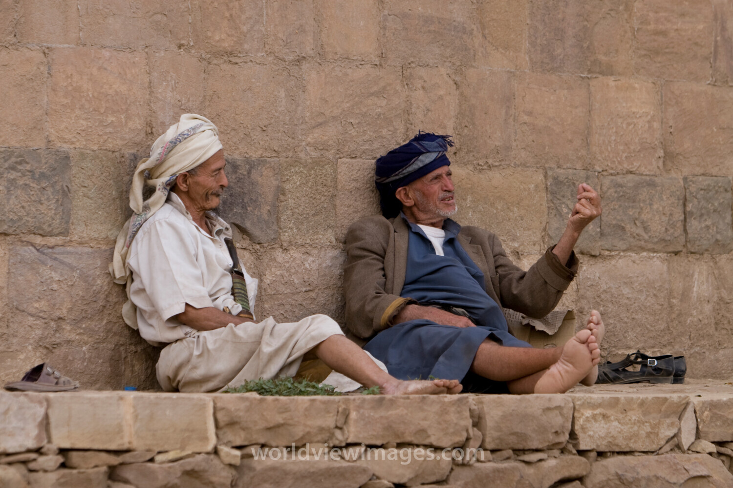 Elderly Men in Yemen