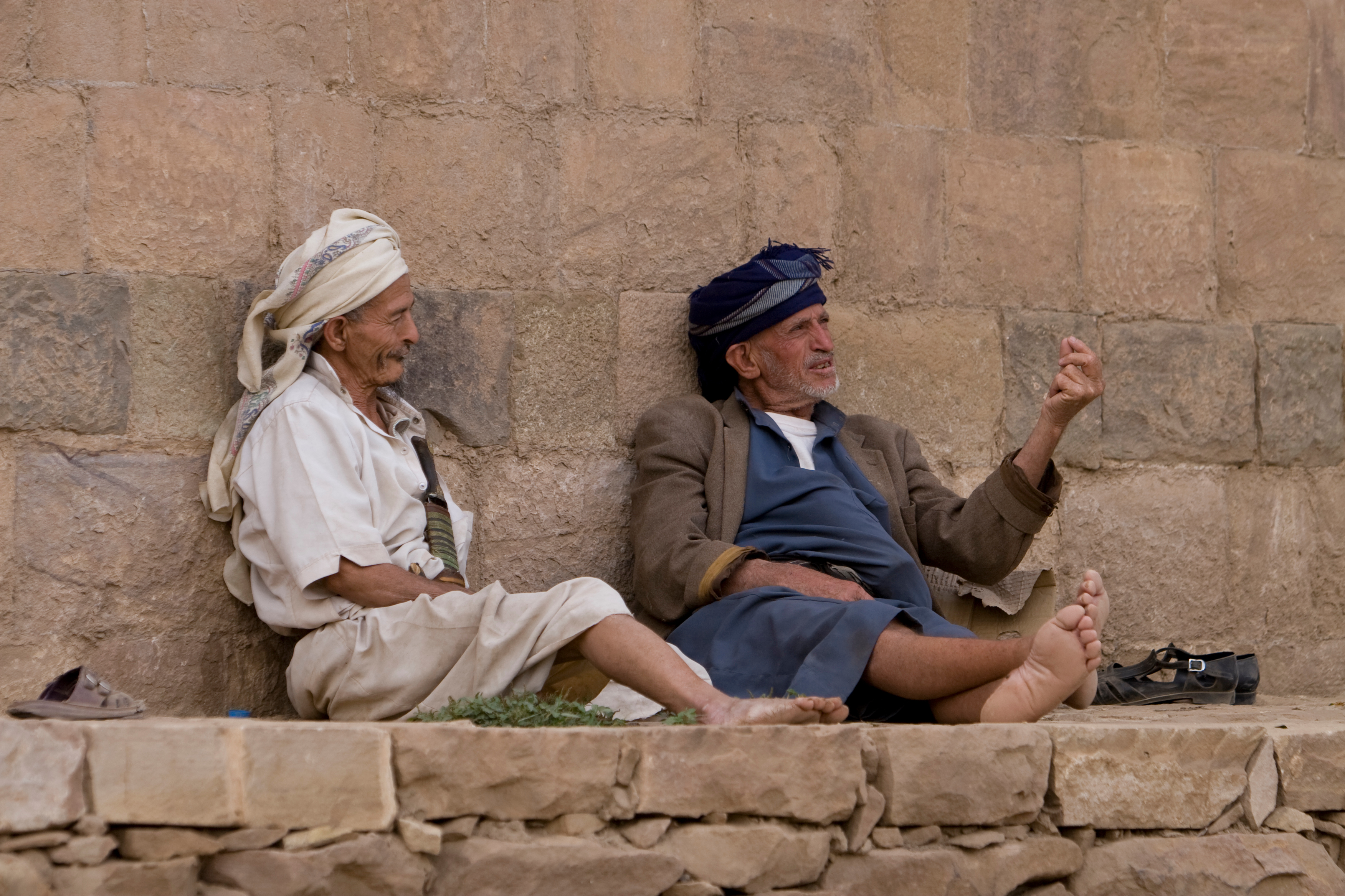 Elderly Men in Yemen