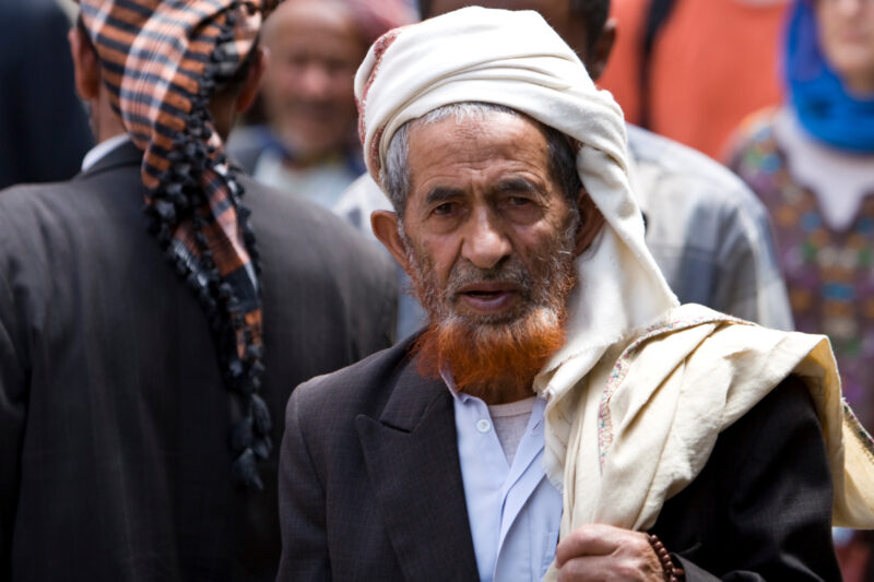 Man in Yemen — Stock images of people in Yemen — Yemen, people, men, faces