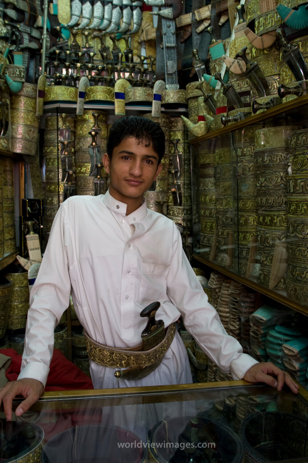 Young Shopkeeper in Yemen