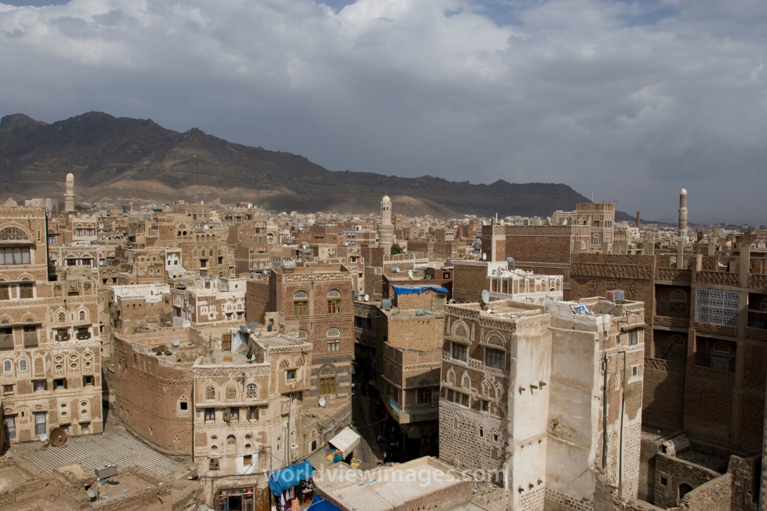 Old City of Sana in Yemen