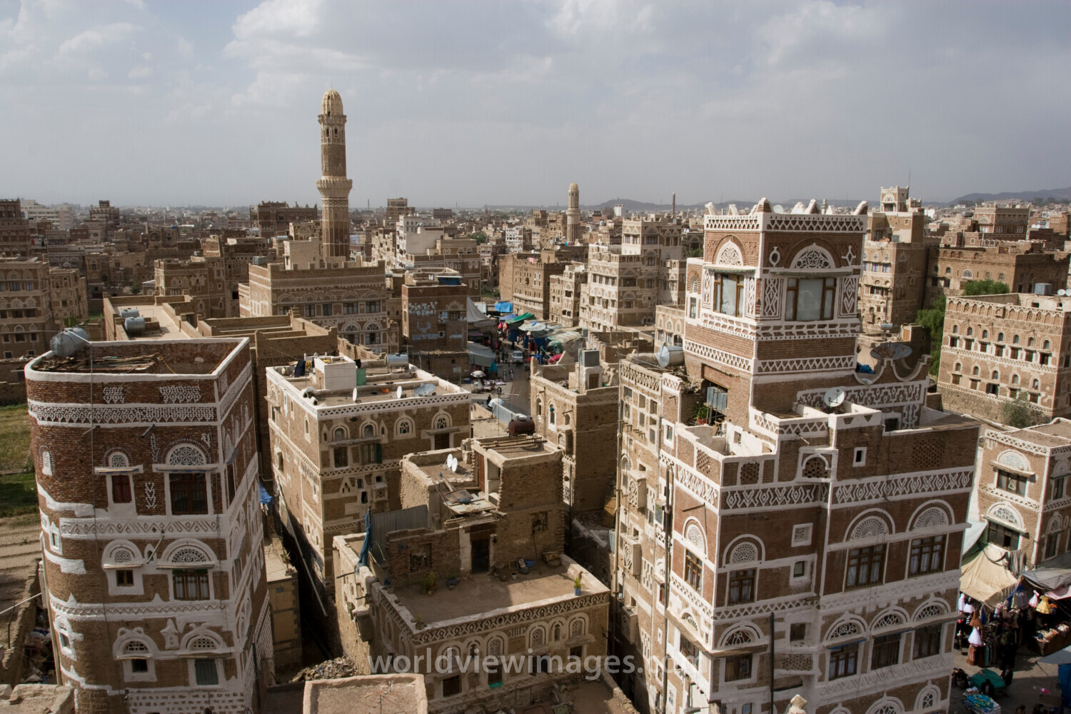 Old City of Sana in Yemen