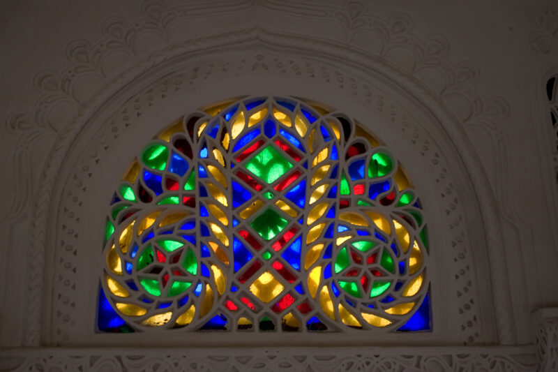 Inside a typical house in Old Sana, Yemen — Inside one of the buildings, in the old section of Sana'a, Yemen — Yemen, house, home, building, room