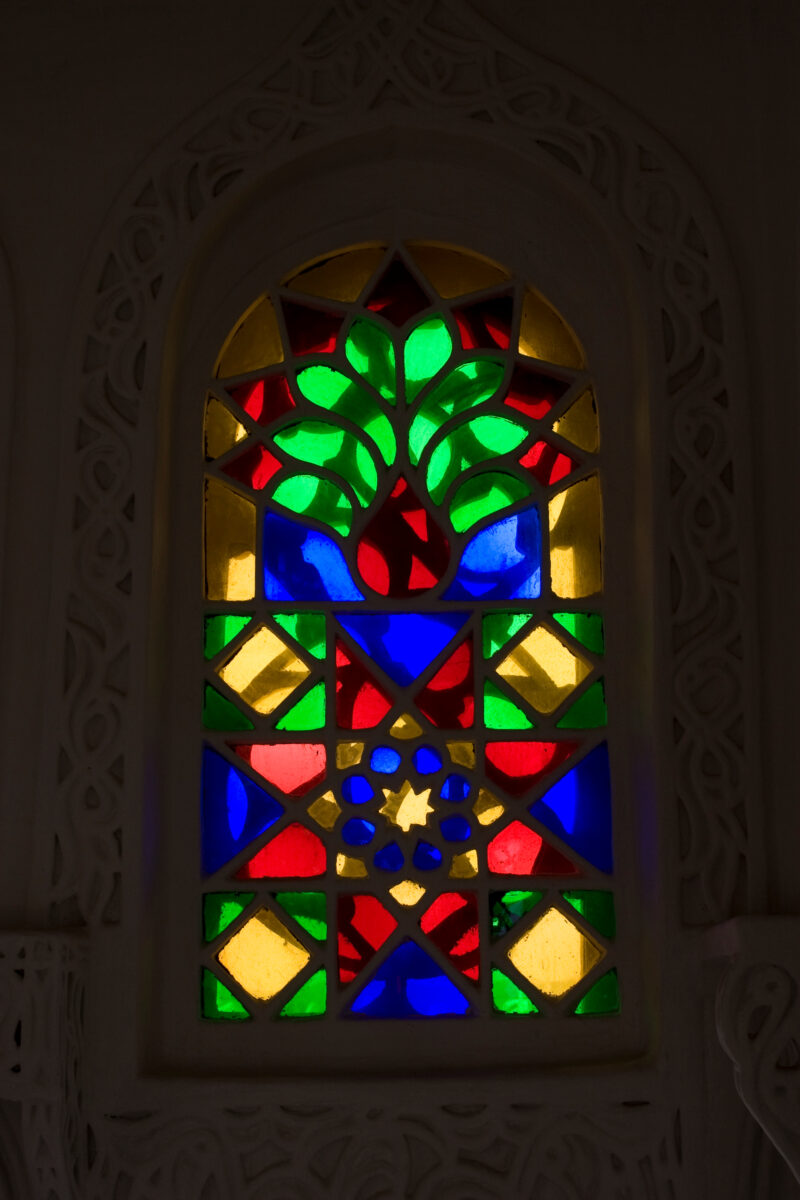 Inside a typical house in Old Sana, Yemen — Inside one of the buildings, in the old section of Sana'a, Yemen — Yemen, house, home, building, room