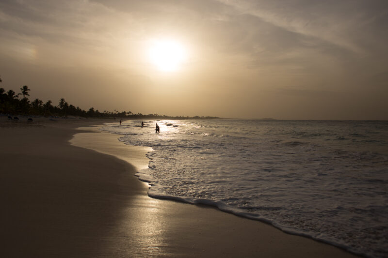 Sunset in the Dominican Republic — Sunset on the beaches of the Dominican Republic — Dominican Republic, sunset, beaches, beach, ocean