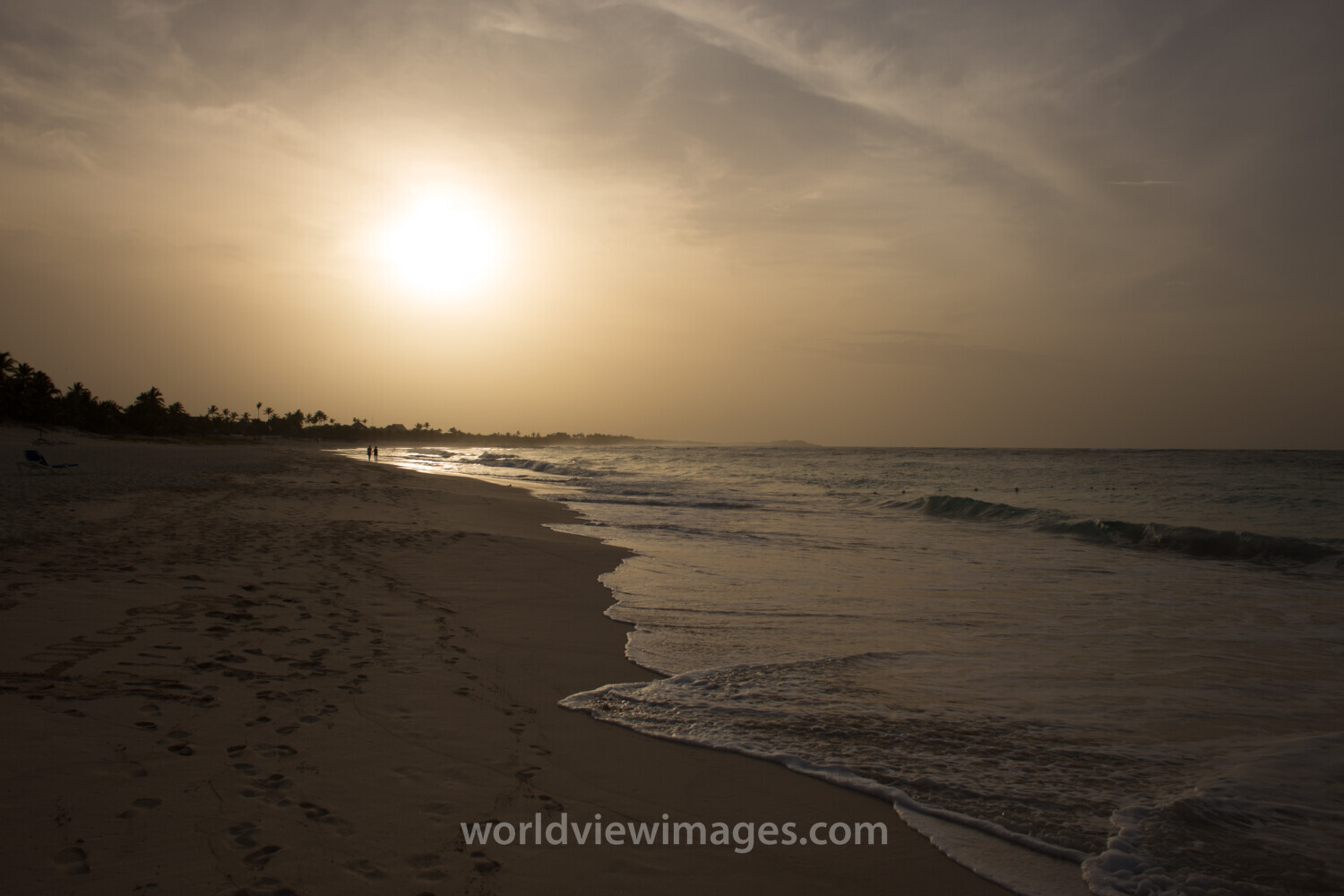 Sunset in the Dominican Republic