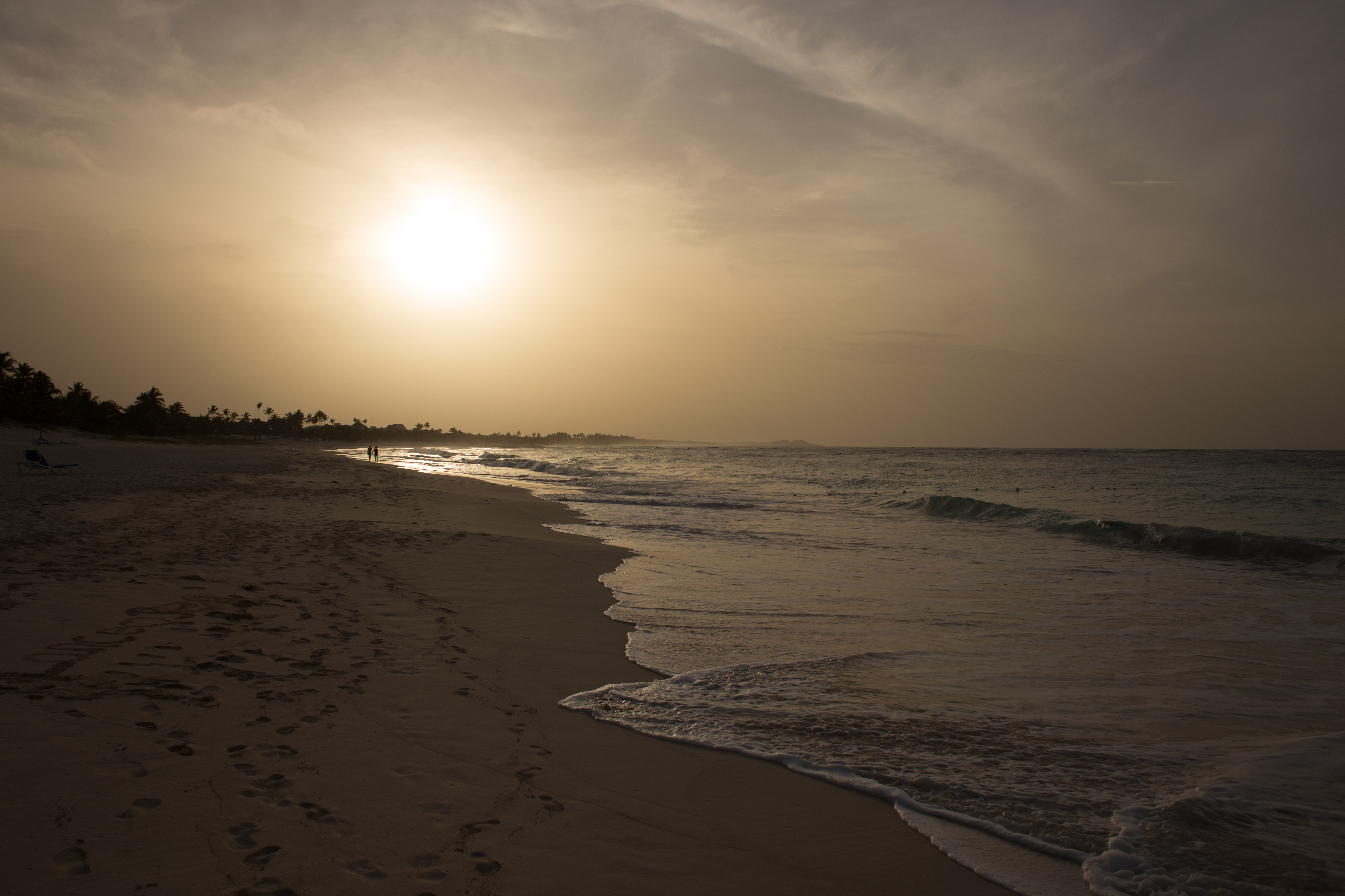 Sunset in the Dominican Republic