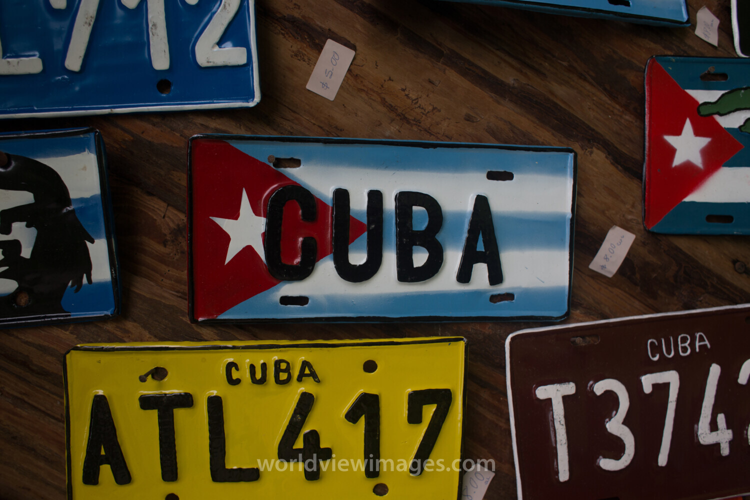License Plates in Cuba