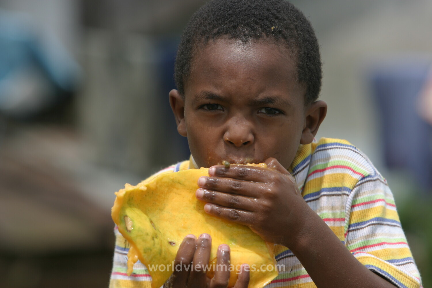 Boy in Sao Tome