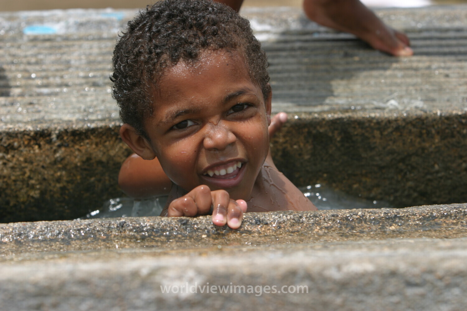 Boy in Sao Tome